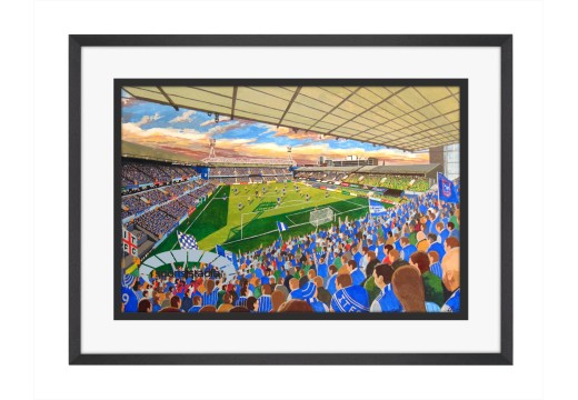 Portman Road Stadium Fine Art Print - Ipswich Town FC